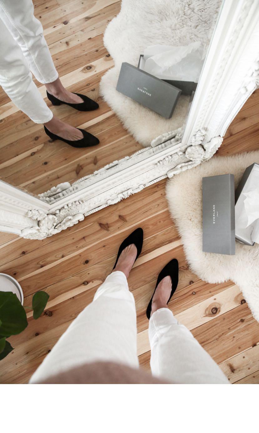 Everlane The V Heel Women s Fashion Footwear Heels on Carousell