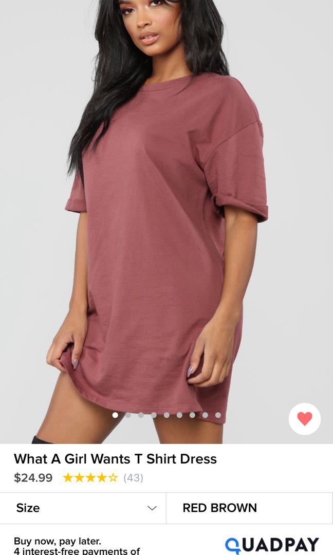 Fashion nova t shirt dress hot sale