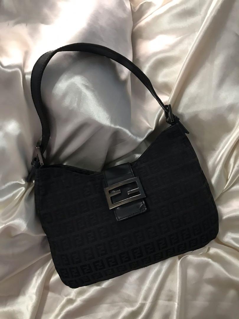 Fendi black monogram bag deals