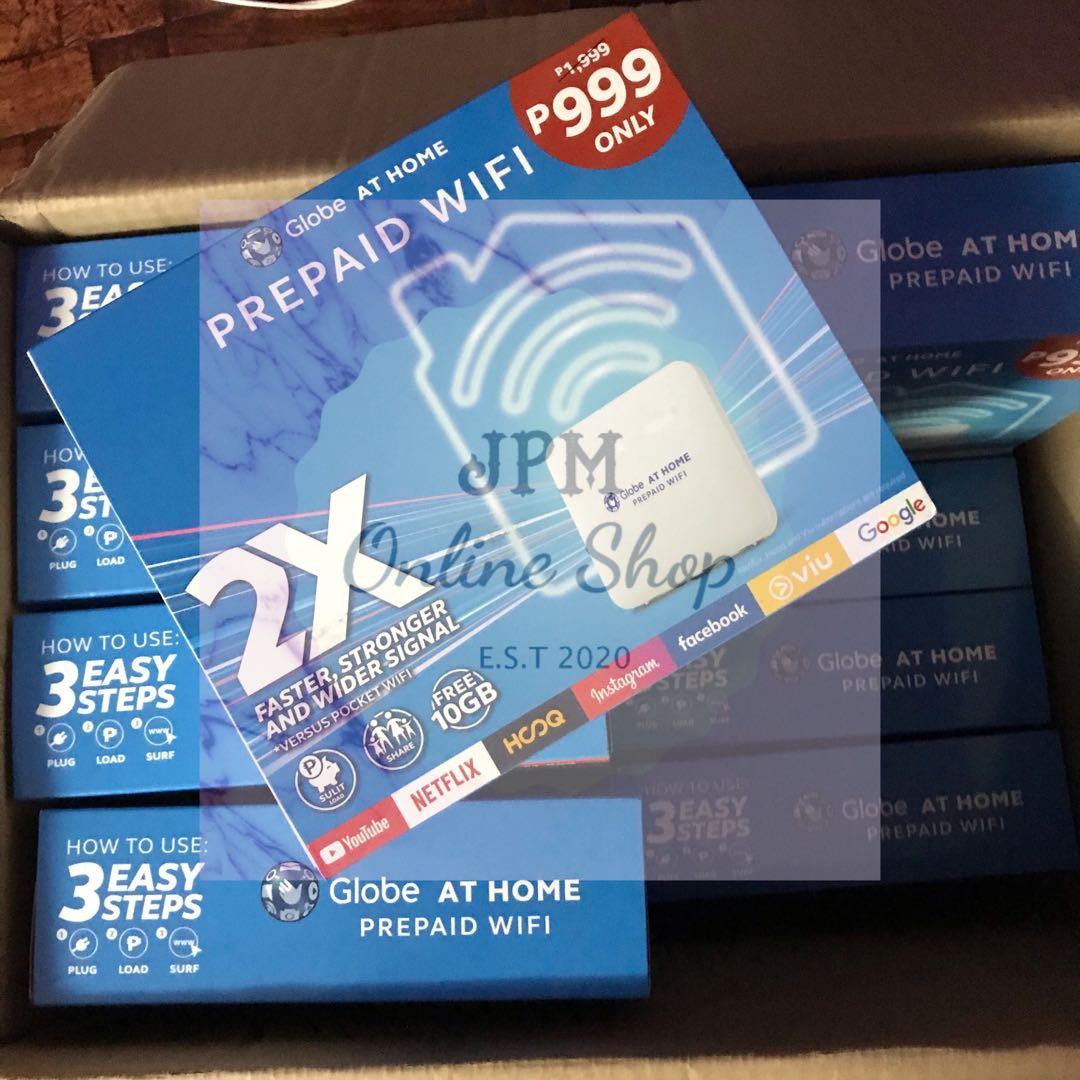 Globe Prepaid Home Wifi (Category: Networking) located in Quezon City. Submitted by jpmonlineshop2019 (Listing ID 1027250358, Image 3). Description: For Sale Globe Prepaid Home Wifi 💸 1,199 php only! ✔HUAWEI brand Latest Model: B312-939 ✔Globe Sim Card built-in ✔️ up to 30mb ✔Free 10GB data ✔Lan cable for desktop and laptop ✔Easy install - plug and play ✔️ COD via NCR plus shipping fee ✔️ Perfect for gaming, streaming, and work from home ✔️ One 