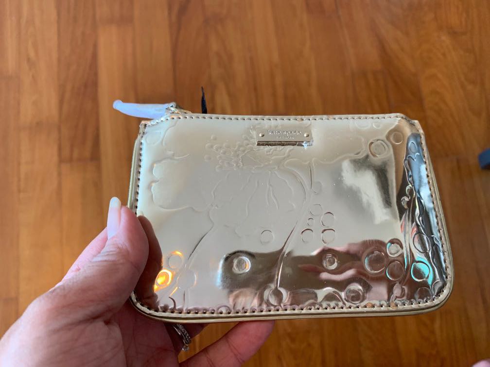 kate spade gold purse