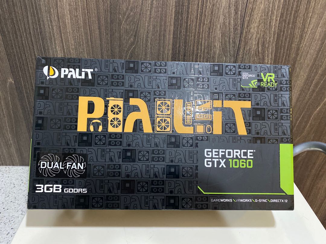 Sale Price Down Palit Geforce Gtx 1060 3gb Dual Fan Electronics Computer Parts Accessories On Carousell