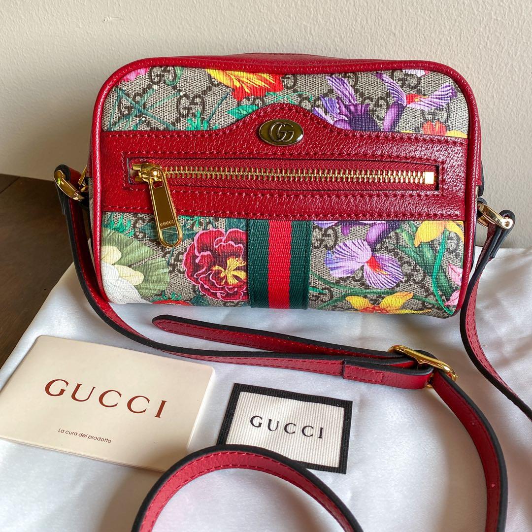 gucci mini floral bag