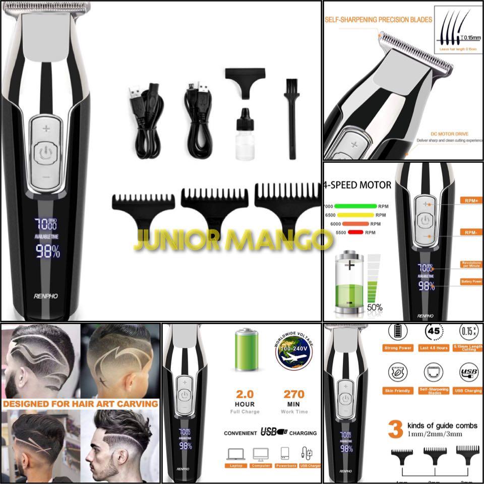 men's hair trimmer cordless rechargeable