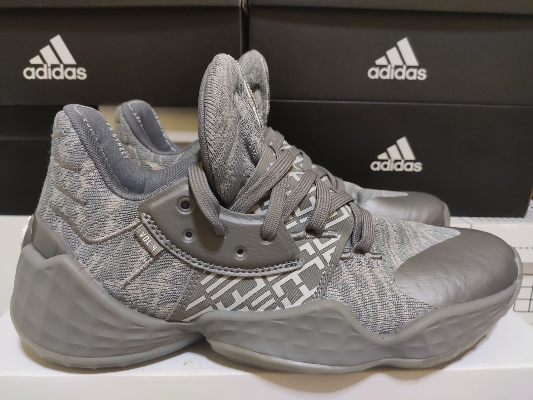 Harden Vol 4. Grey Men s Fashion Footwear Sneakers on Carousell