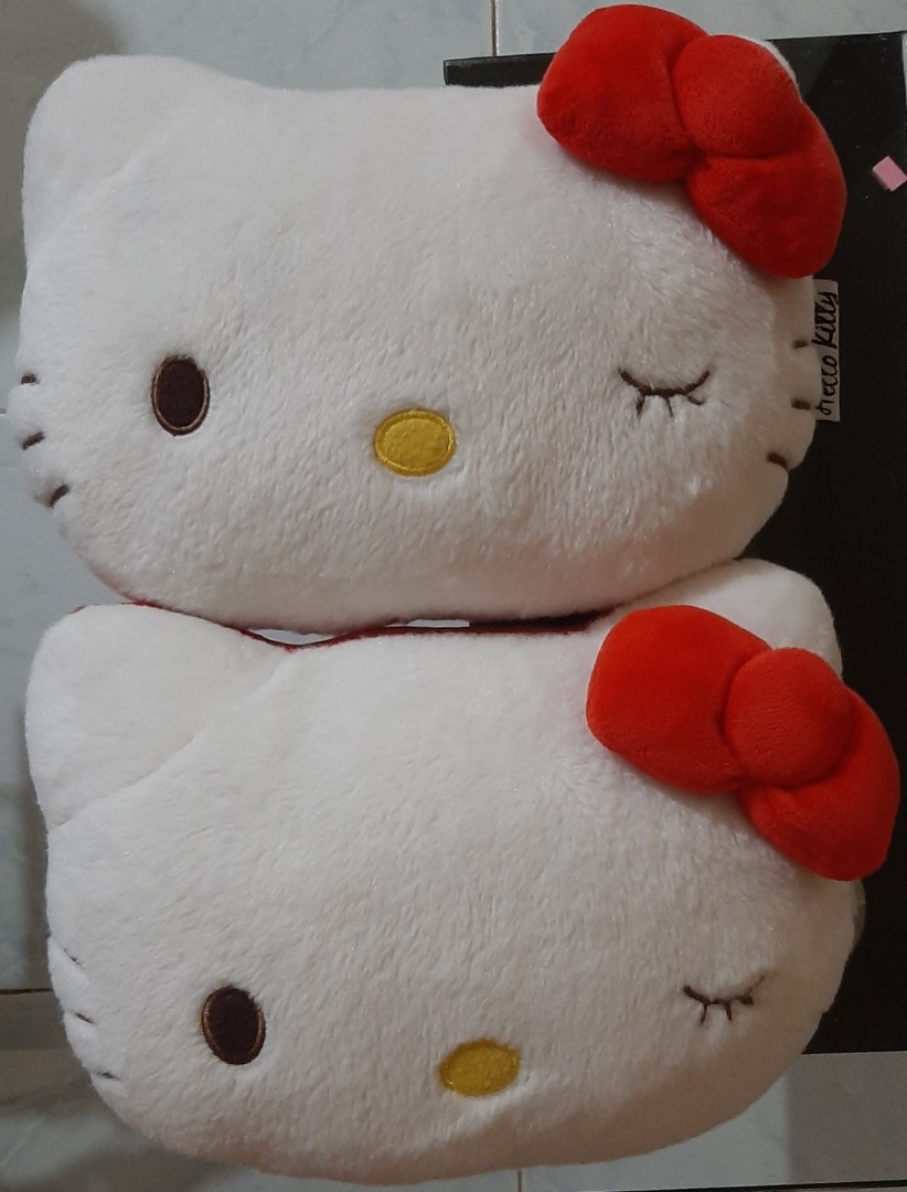 Hello kitty Cat Headrest, Hobbies & Toys, Toys & Games on Carousell