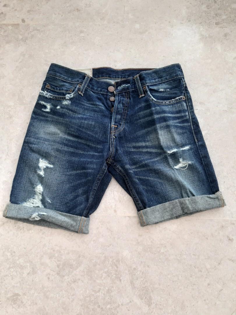 Hollister jean shorts shop mens