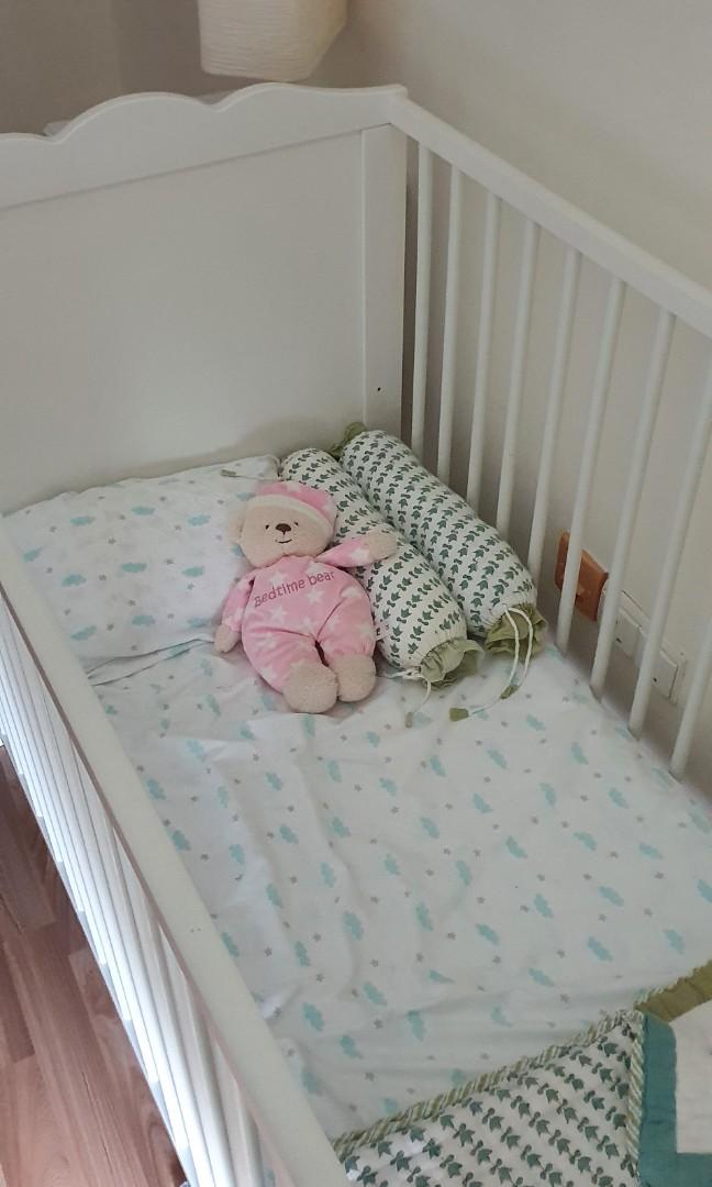 ikea baby cot bed sheet