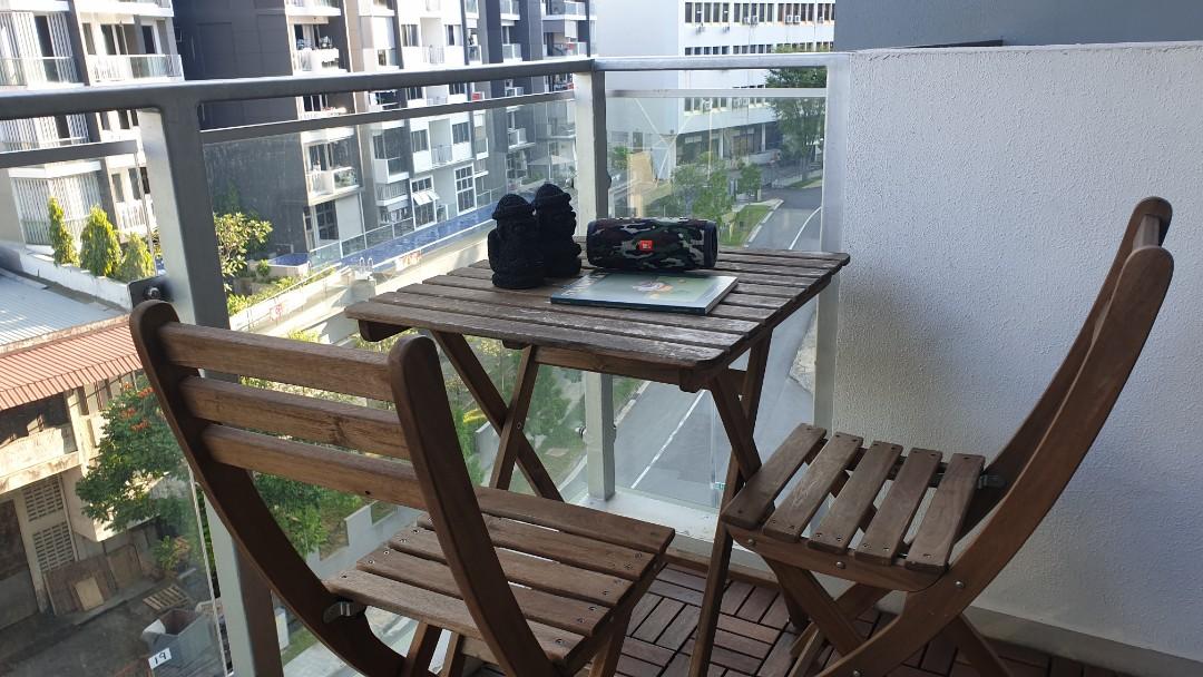Ikea Balcony Outdoor Chairs And Table Furniture Tables Chairs On Carousell