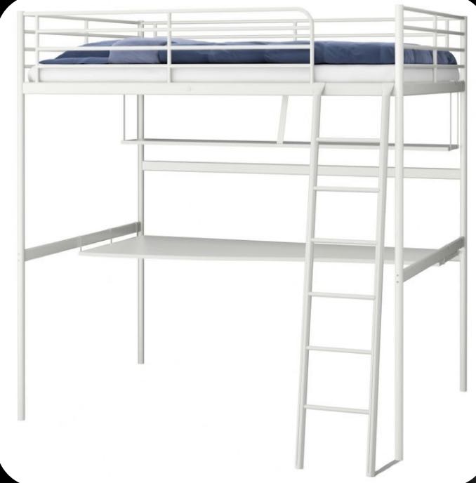 IKEA metal bunk bed, Furniture & Home Living, Furniture, Bed Frames