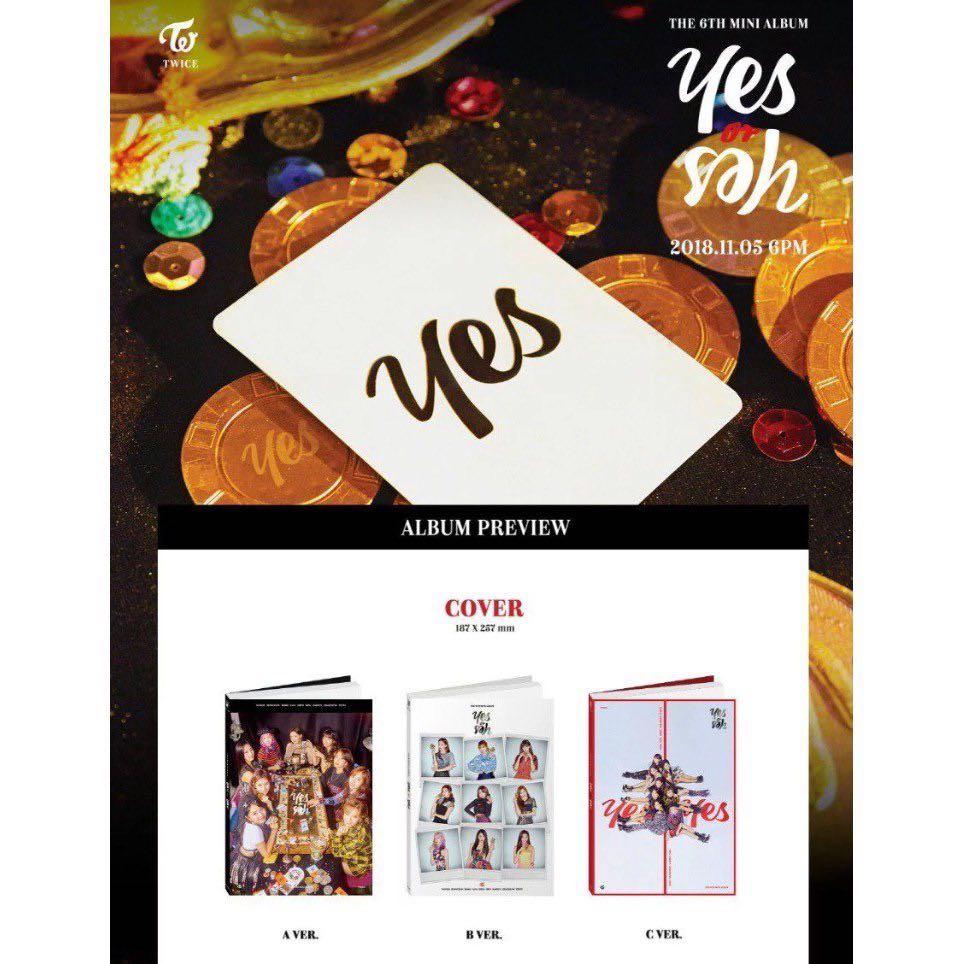 Instock Twice 6th Mini Album Yes Or Yes Entertainment K Wave On Carousell Say you love me 03. carousell