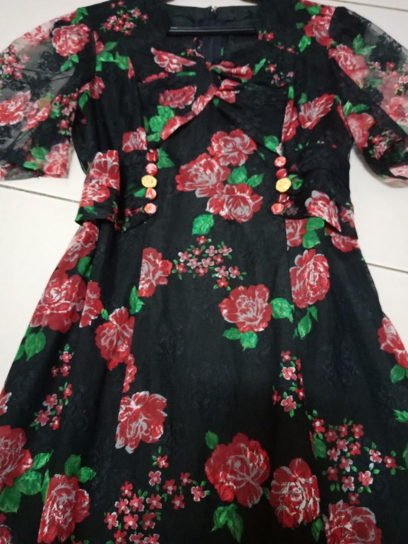 Lace dress (Category: Dresses) located in Cebu City. Submitted by amarella (Listing ID 1027421041, Image 2). Description: can fil m-l.