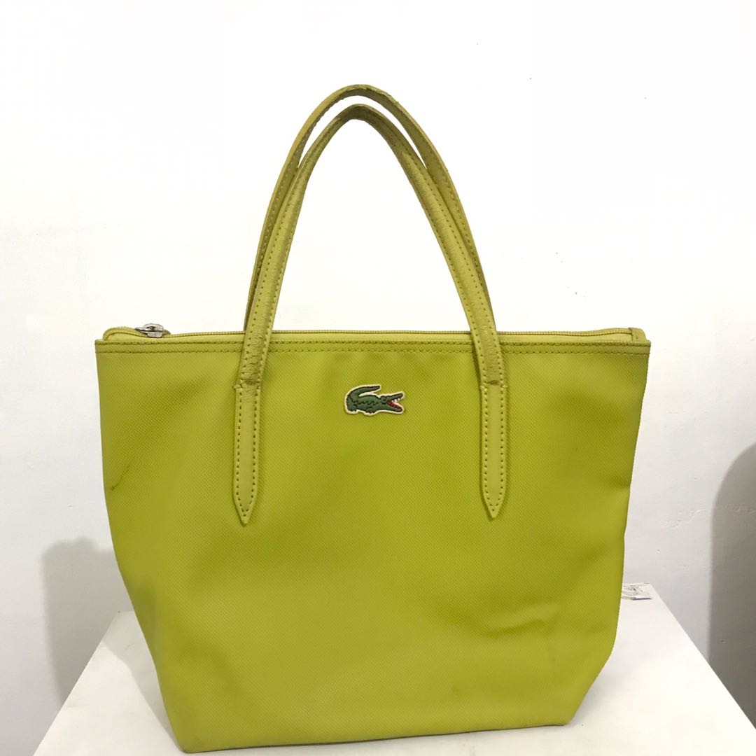Lacoste green tote bag Clearance
