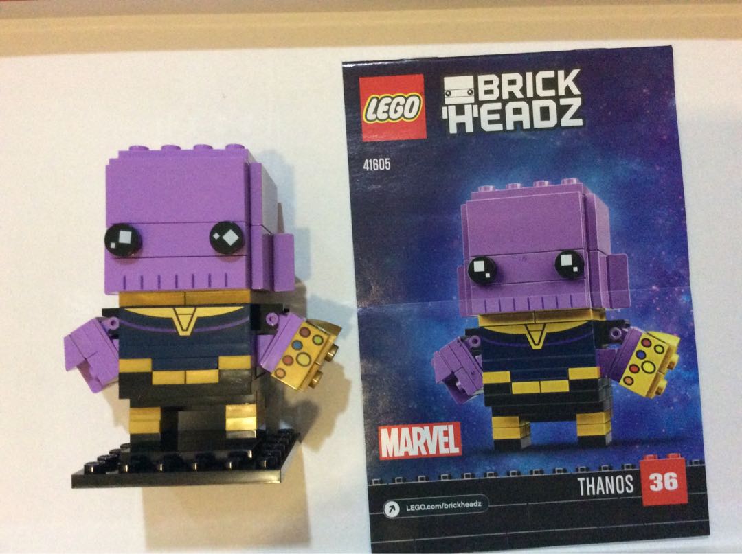 brickheadz lego thanos
