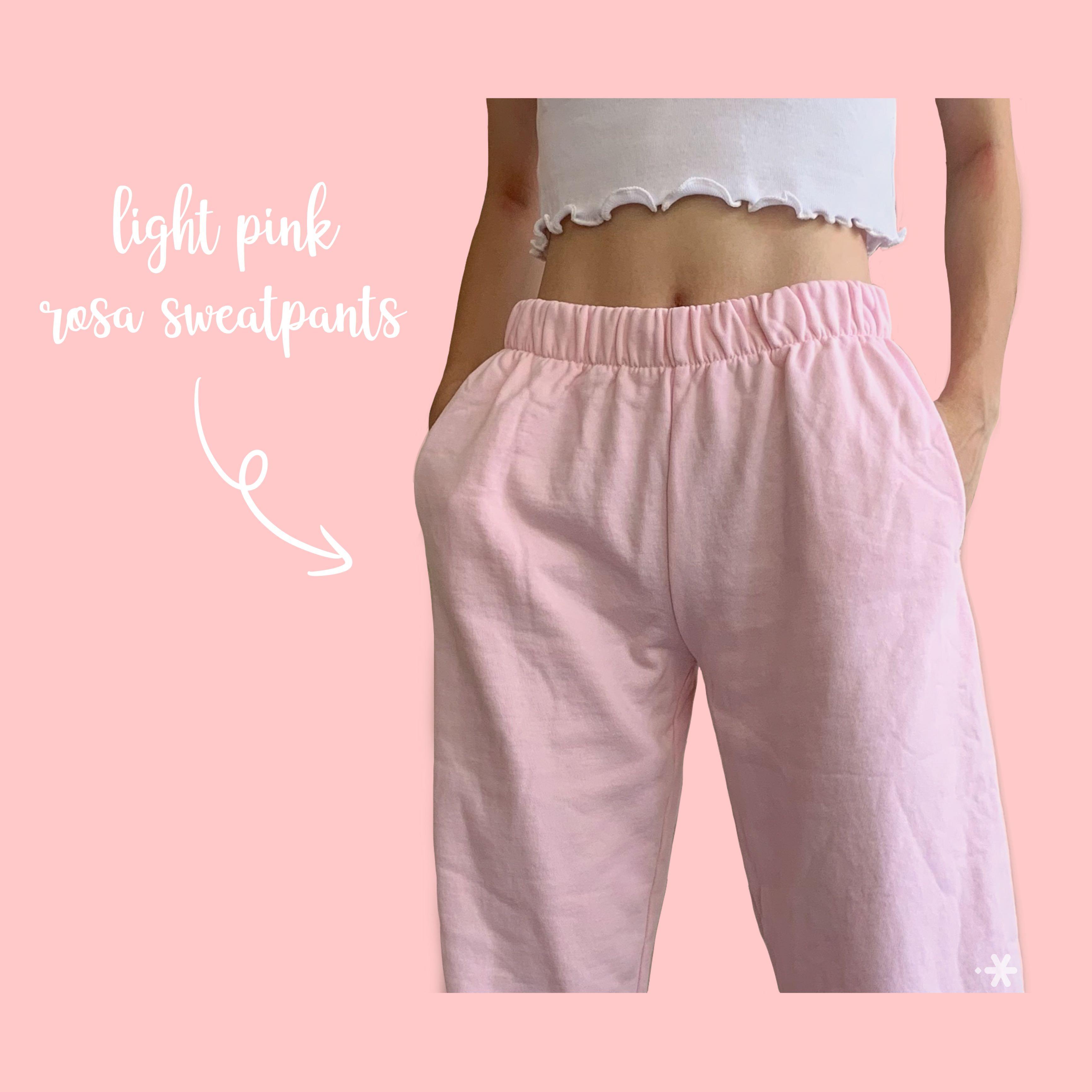 Light Pink Rosa Sweatpants Women s Fashion Bottoms Other