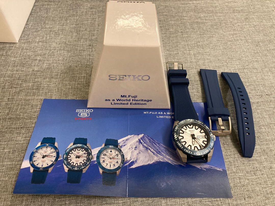 Limited edition Mount Fuji seiko, Mobile Phones & Gadgets, Wearables &  Smart Watches on Carousell