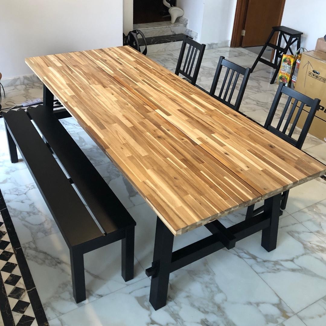 Long dining table (wood)