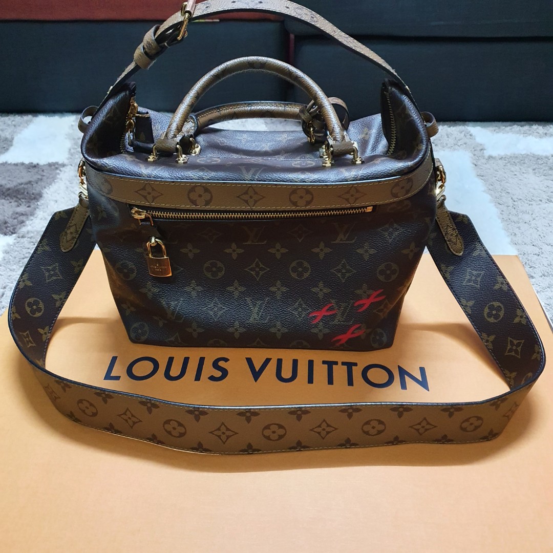 At Auction: Louis Vuitton, Louis Vuitton - Reverse Monogram City Cruiser PM  Monogram Top Handle Bag