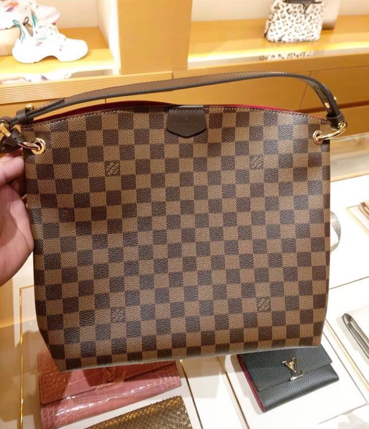 What's In My New Bag, Louis Vuitton Graceful PM in Damier Azur 