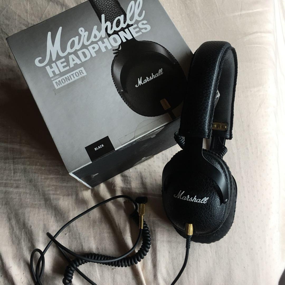 Marshall Monitor Headphones AUTHENTIC, Audio, Headphones \u0026 Headsets on  Carousell