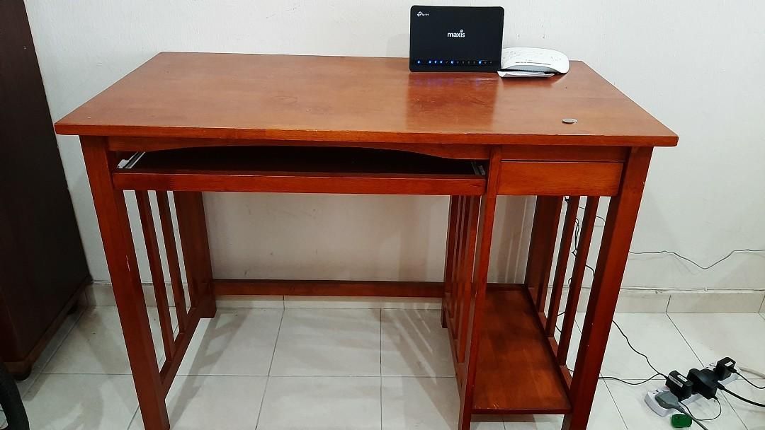 Meja Komputer Meja Belajar Meja Kerja Used Home Furniture Furniture On Carousell