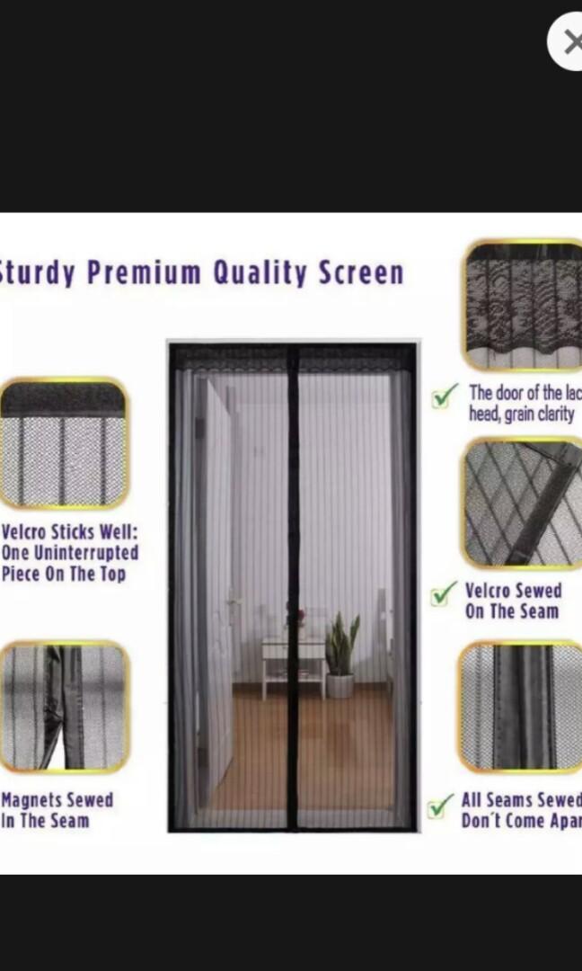 mesh screen door (Category: Home Improvement Tools & Accessories) located in Manila. Submitted by blessingsandgrace (Listing ID 1027392861, Image 3). Description: I ordered 6 pcs of this mesh screendoor.2 boxes unused. selling it as bundle.