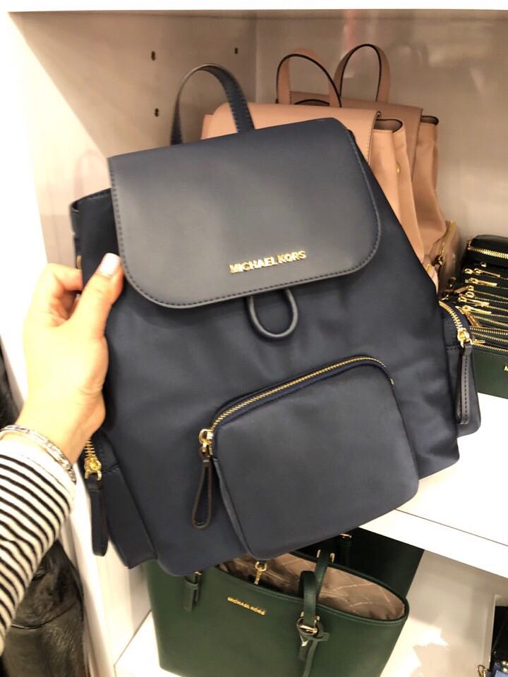 Michael Kors Abbey Nylon Large Backpack Bag Women s Fashion Bags