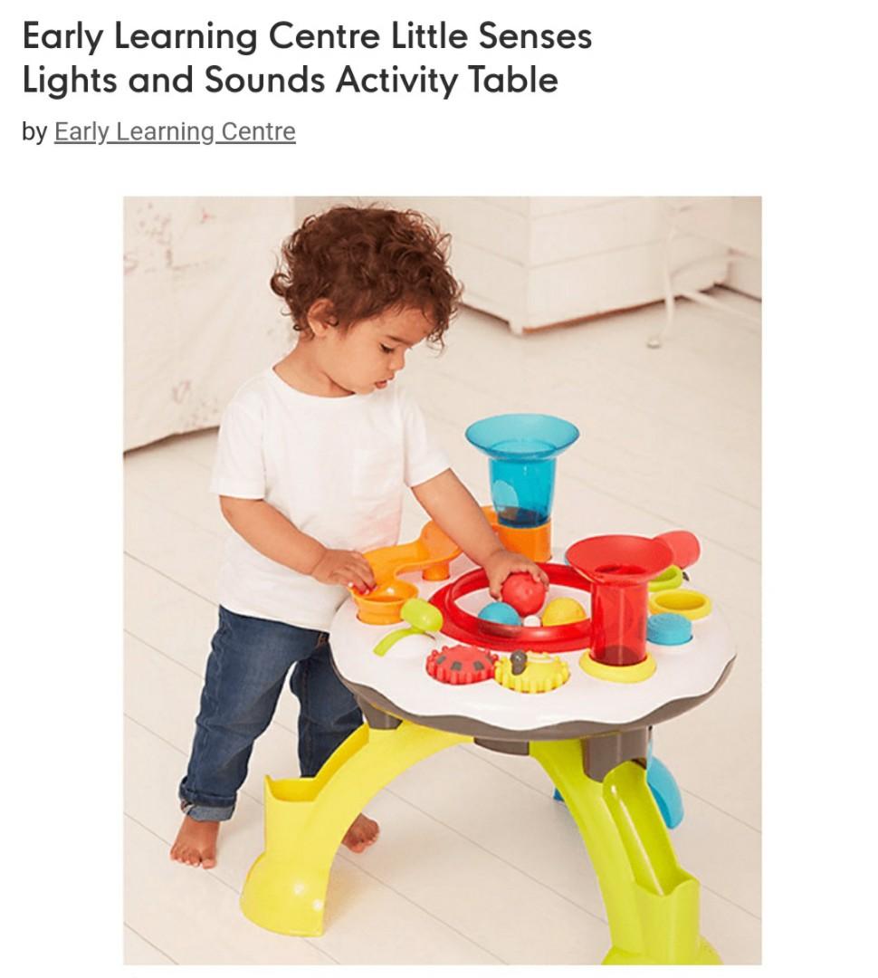 Elc light and shop sound activity table