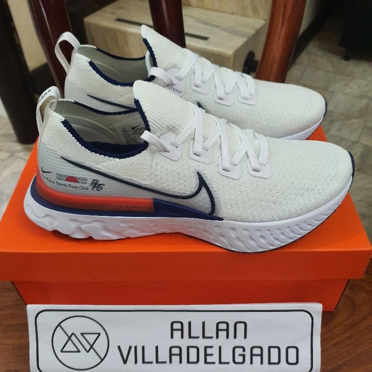 nike react infinity run flyknit blue ribbon