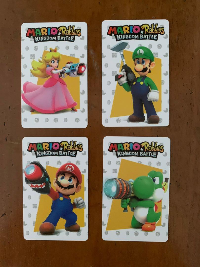 Mario Rabbids Amiibo NFC Cards, Video