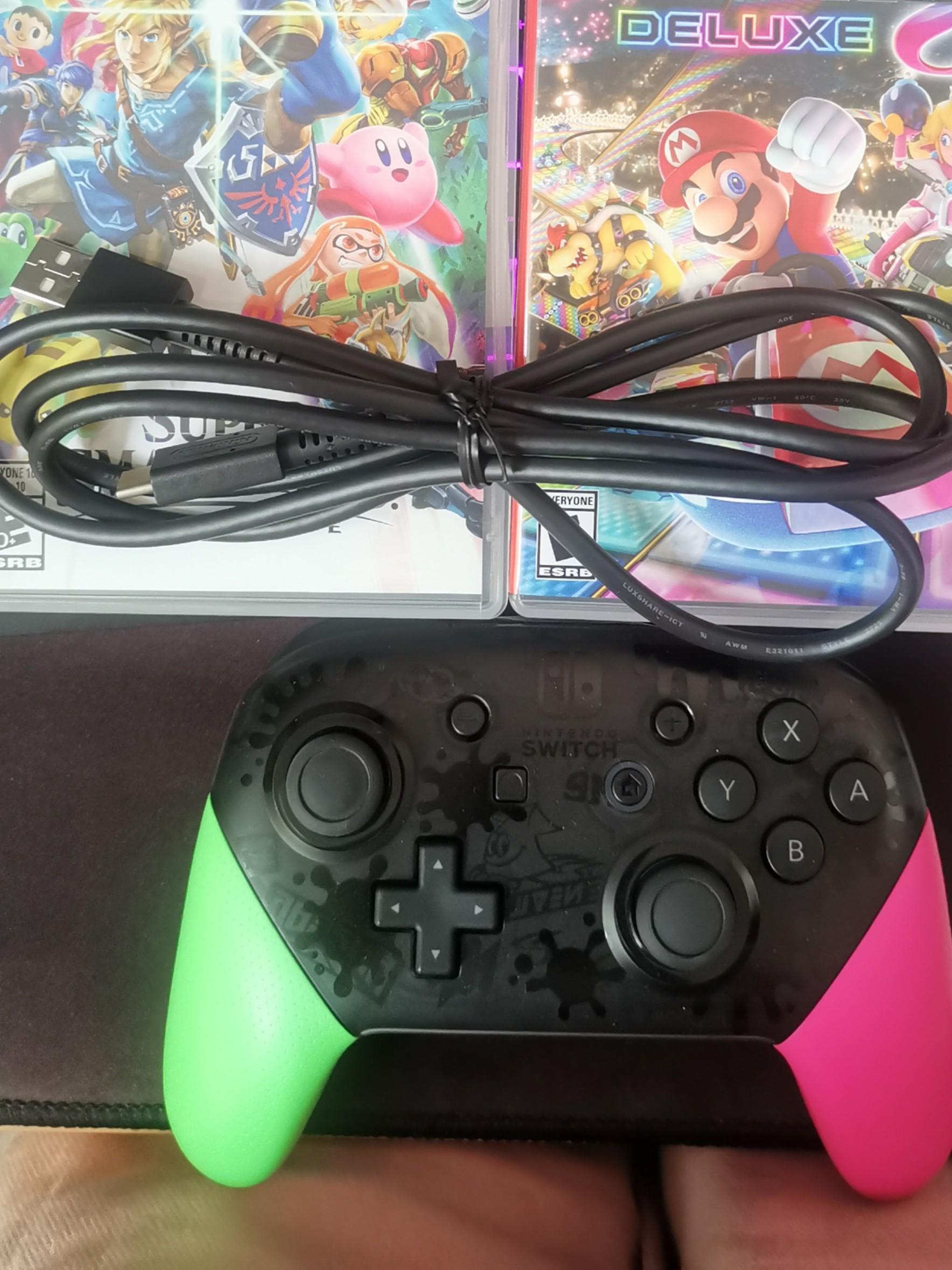 switch pro controller splatoon