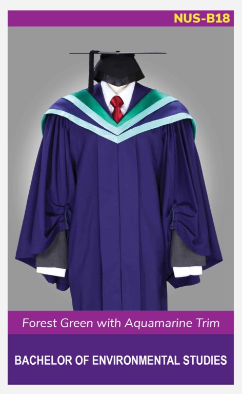 Nus Graduation Gown Bachelor Of Environmental Studies Everything Else On Carousell