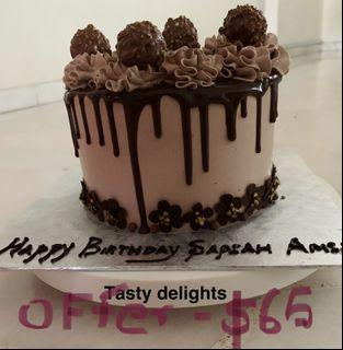 Ferrero Rocher Cake Food Drinks Carousell Singapore