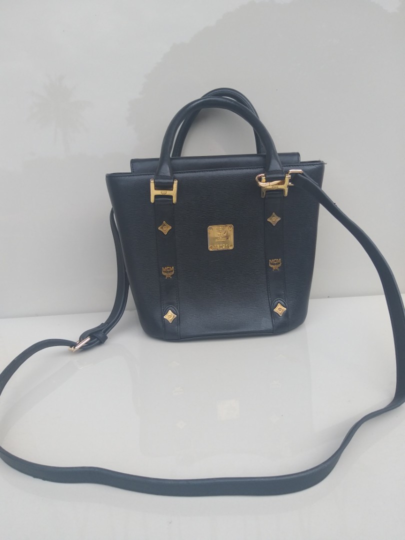 mcm mini tote bag