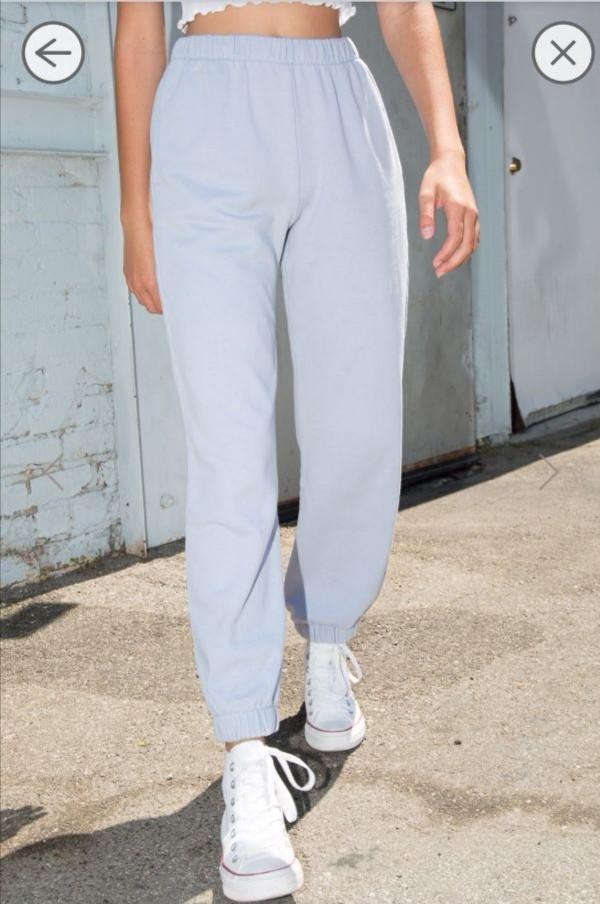 Pastel Blue Rosa Sweatpants, Women's 