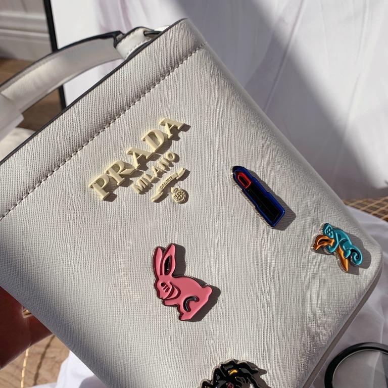 PRADA DOUBLE BUCKET BAG Women s Fashion Bags Wallets Tote Bags on Carousell