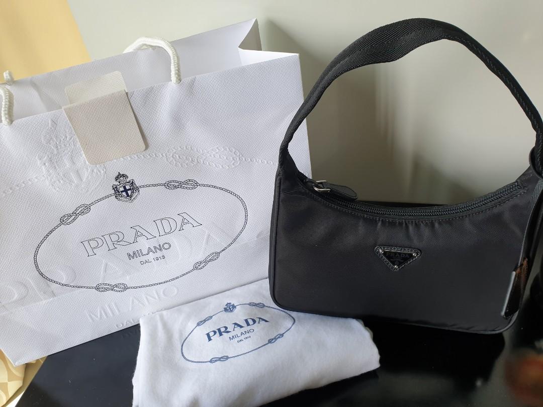 REPRICED‼️ 💎 Prada Re-Edition 2000 Black Nylon Mini Bag 💎, Luxury, Bags &  Wallets on Carousell