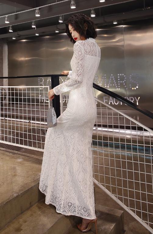 White long gowns new arrivals for prom