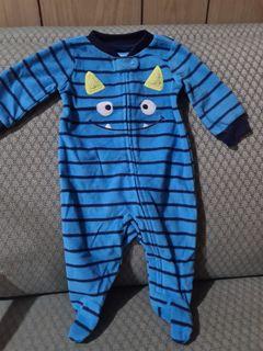 PRE-LOVED zip-up sleepsuit, 3m