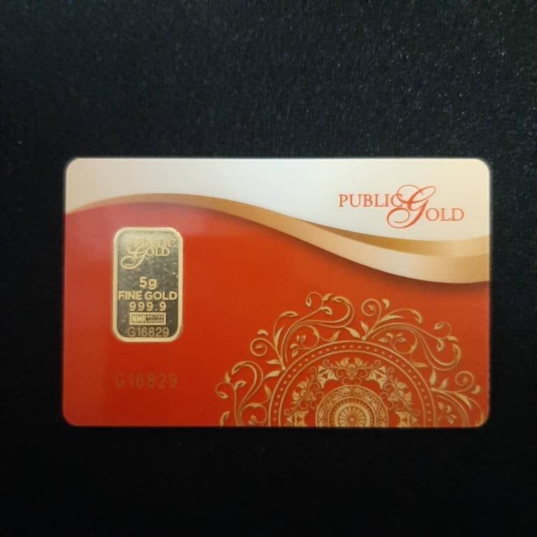 Public Gold Emas Gold Bar 5 Gram Edisi Klasik Antiques Vintage Watches Jewellery On Carousell