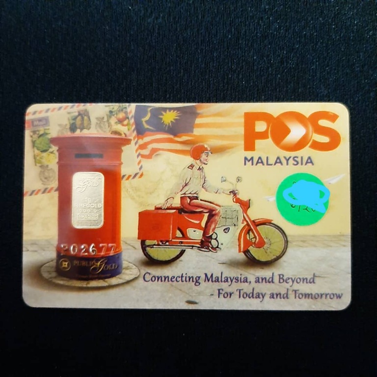 Public Gold Emas Gold Bar Edisi Pos Malaysia Antiques Vintage Watches Jewellery On Carousell