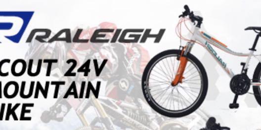 raleigh mountain scout bike 24
