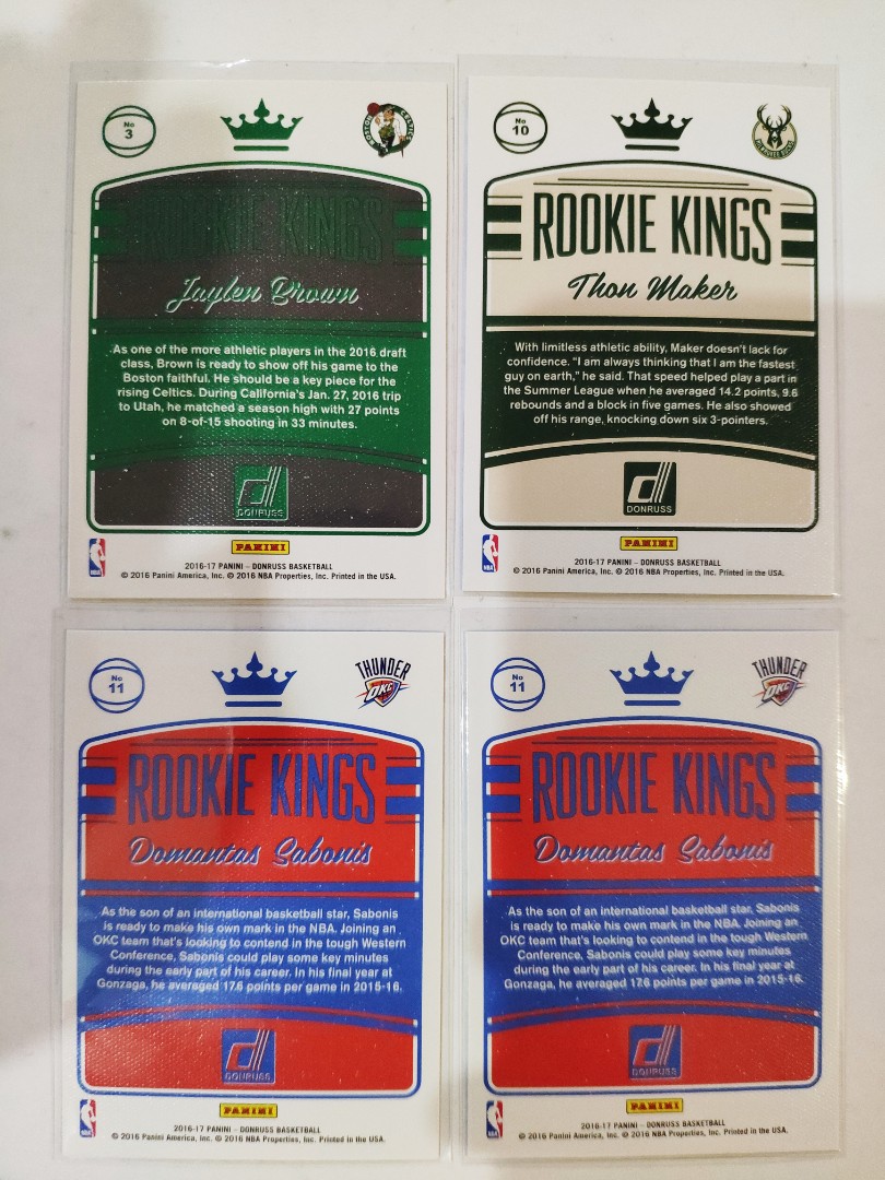 Rookie Kings Donruss NBA Cards for Sale