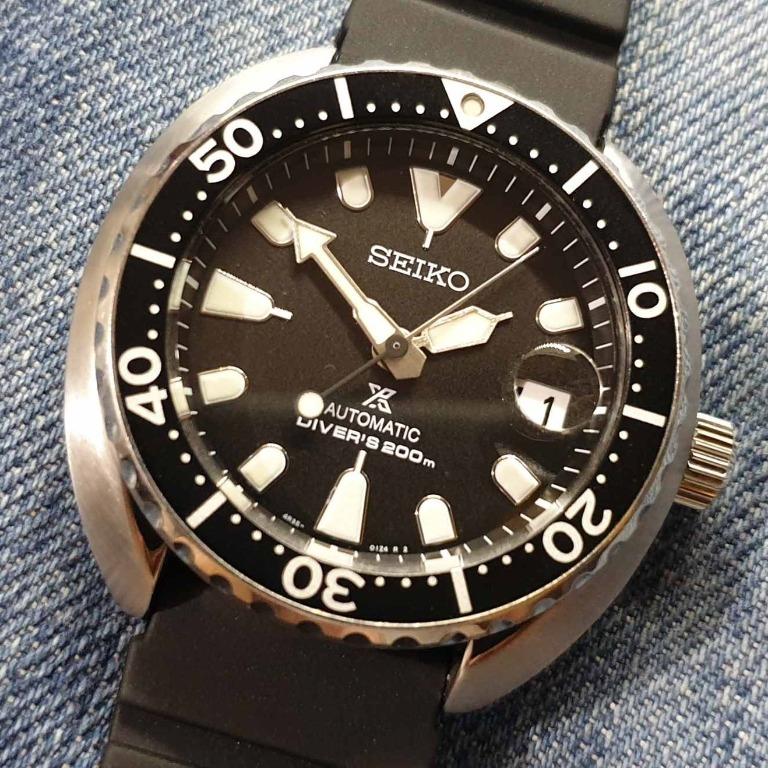 Seiko Prospex 4r35 01y0 Mini Turtle Air Diver S 0 Meters Automatic Men S Watch Vintage Collectibles Vintage Watches Jewelry On Carousell