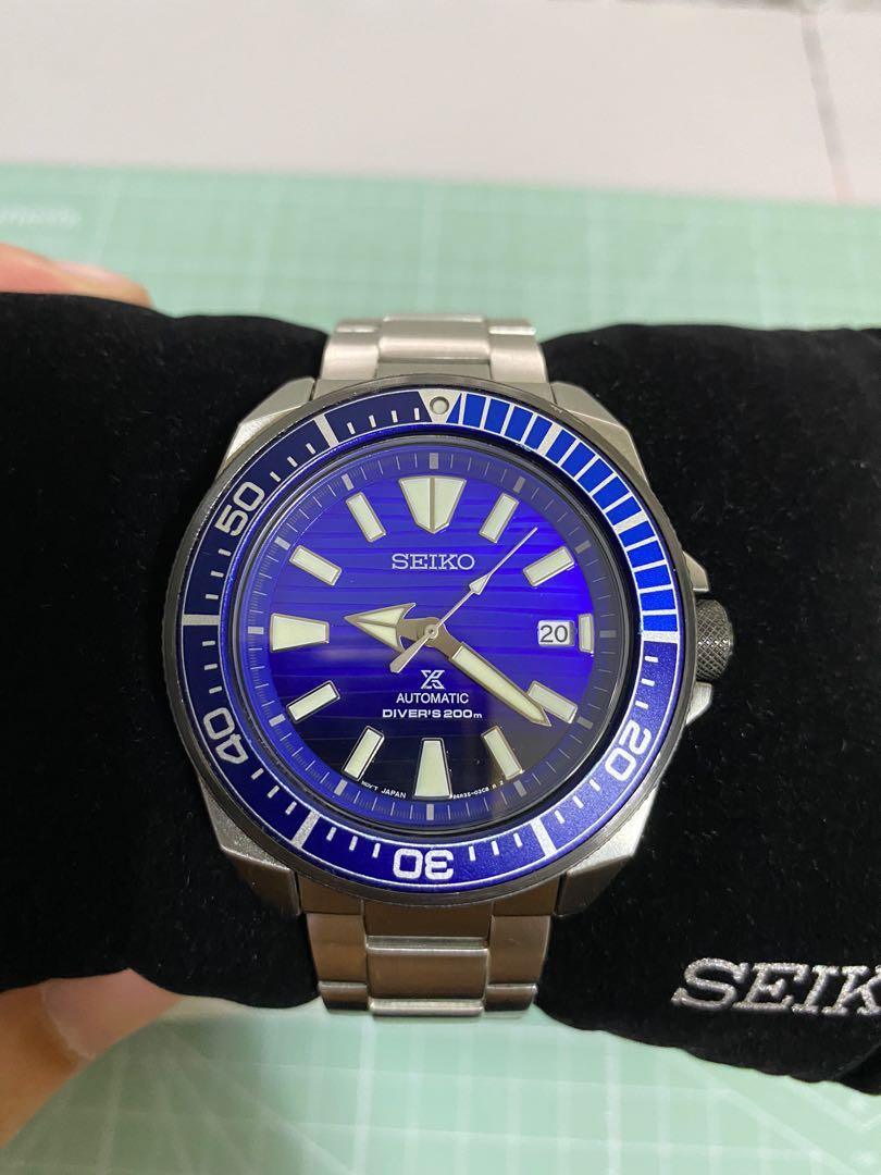 Seiko Samurai save the ocean STO, Men's Fashion, Watches & Accessories,  Watches on Carousell