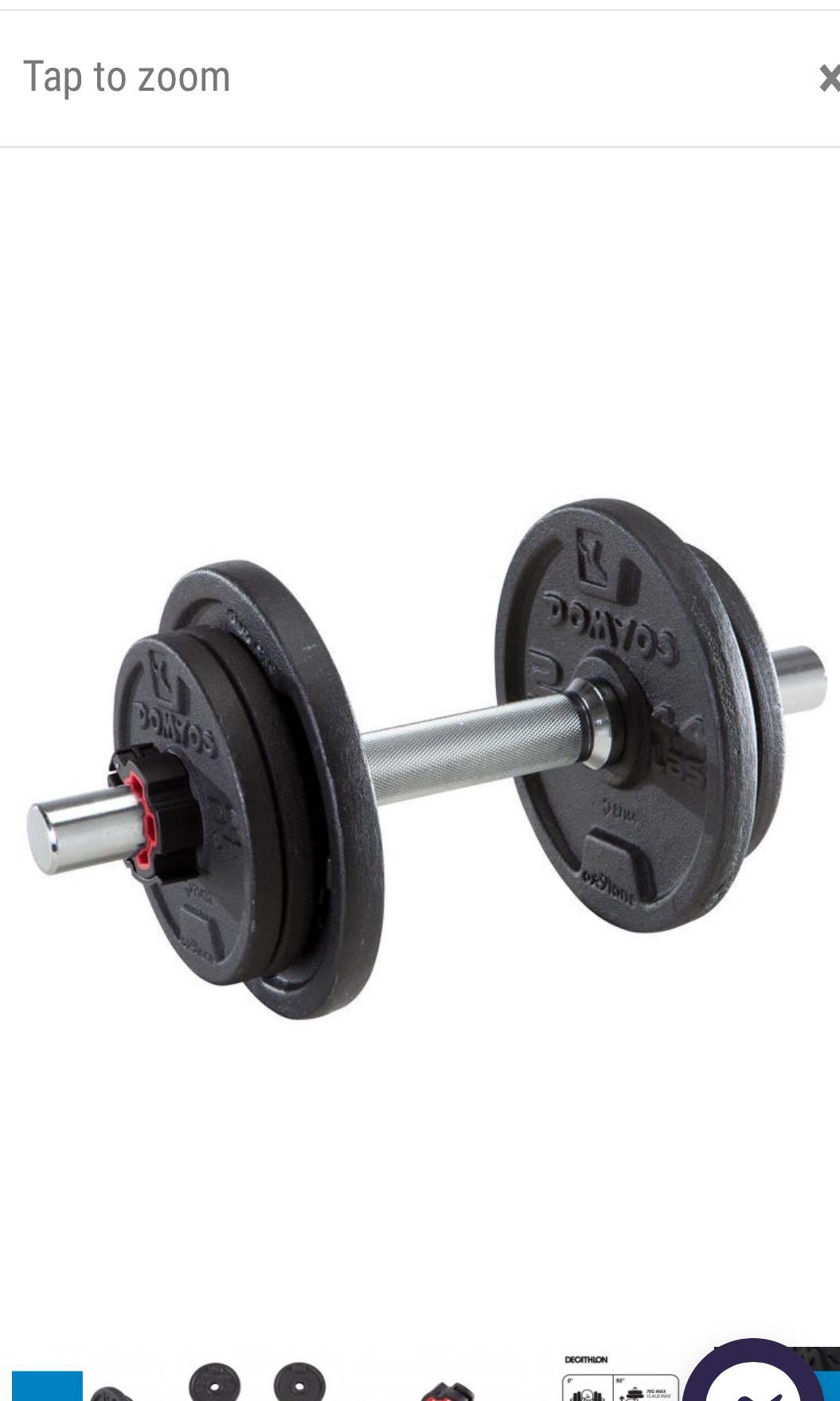 10kg dumbbells decathlon