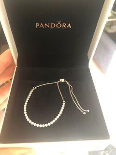 Silver Pandora Slider Diamanté Tennis Bracelet RRP $99.00