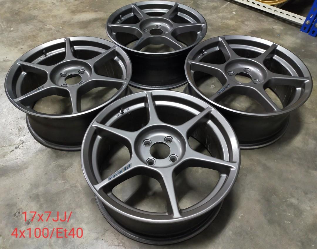 Sport Rim 17 Inch P1 Racing 4x100 Wira Satria Myvi Alza Vios Jazz City Almera Yaris Spectra Suzuki Swift Auto Accessories On Carousell