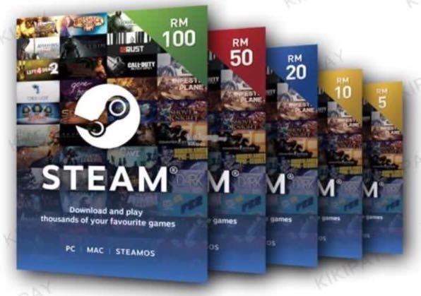 Steam Gift Card Rm100 Rm50 For Sale Tickets Vouchers Gift Cards Vouchers On Carousell