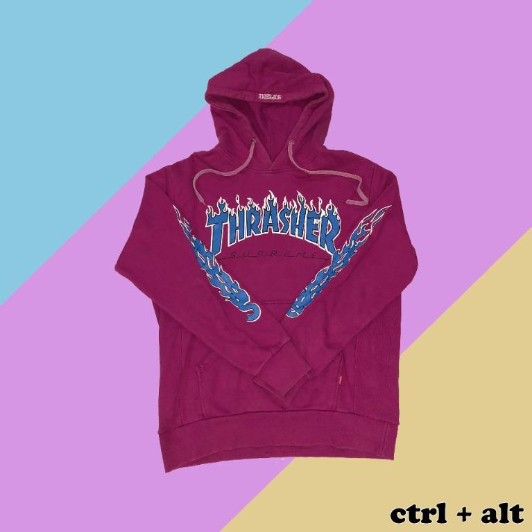 supreme x thrasher hoodie